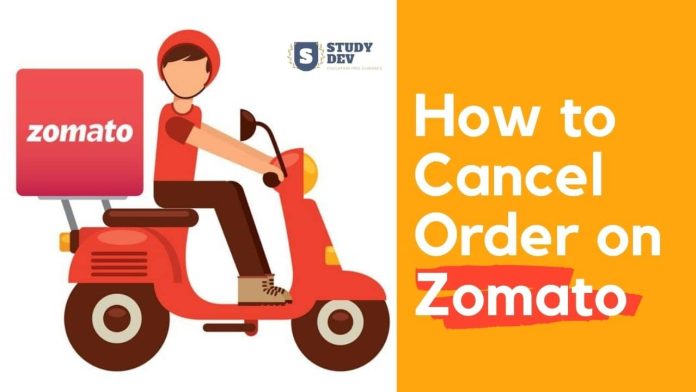How to Cancel Order on Zomato