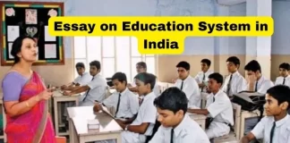 Essay on Education System in India