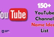 YouTube Channel Name Ideas List